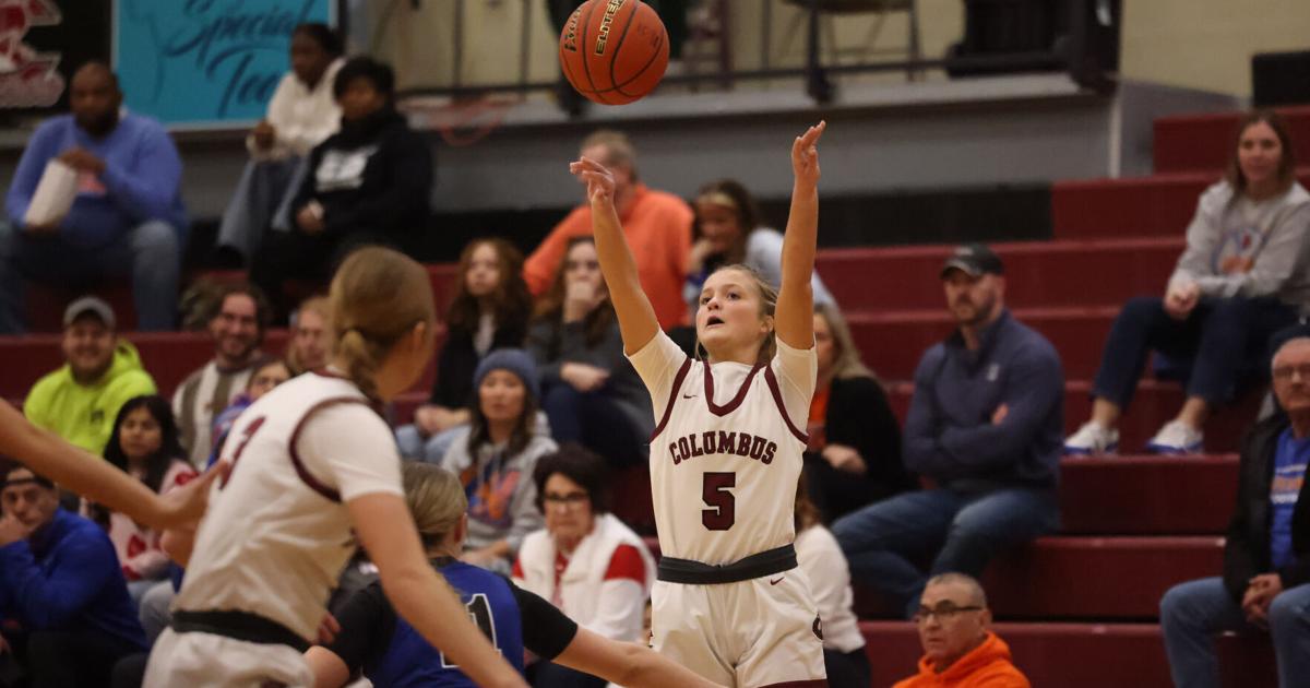 Pat Diulus Columbus Telegram girl's basketball starting five