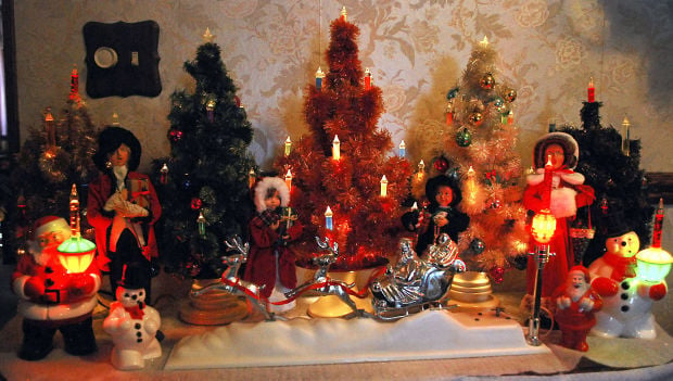 Vintage Christmas decor shows history of holiday decorating