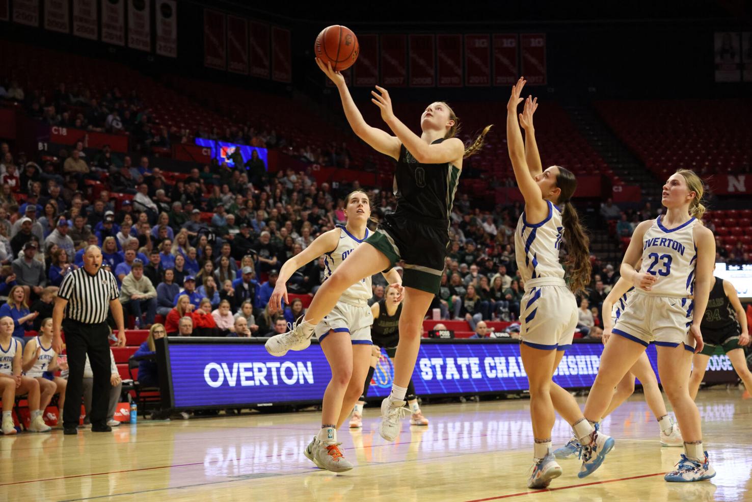 Overton dominates glass, defeats HowellsDodge in state semifinals