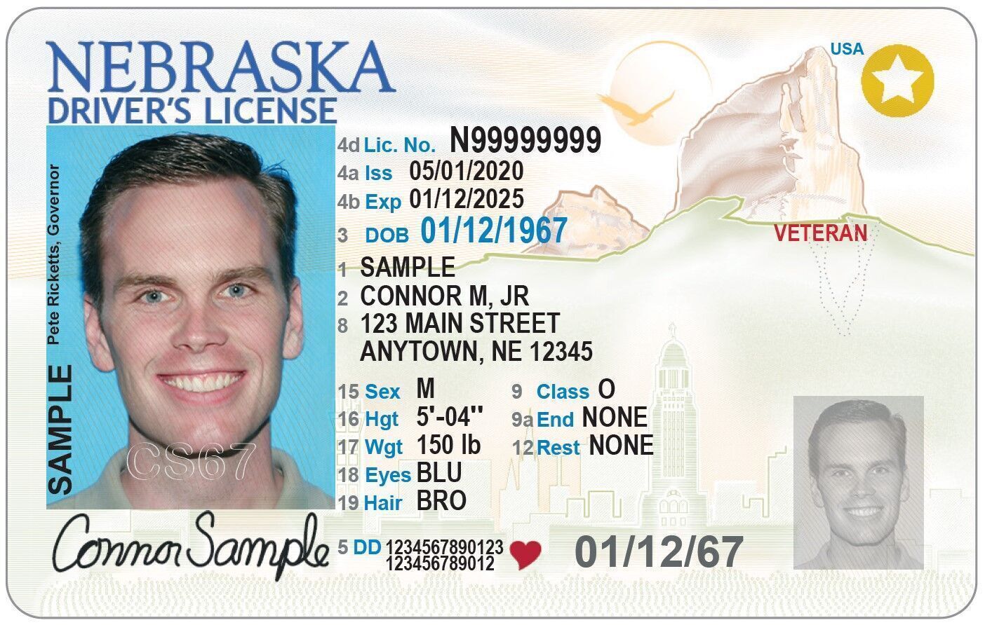 Nebraska DMV unveils new driver s license in first redesign since