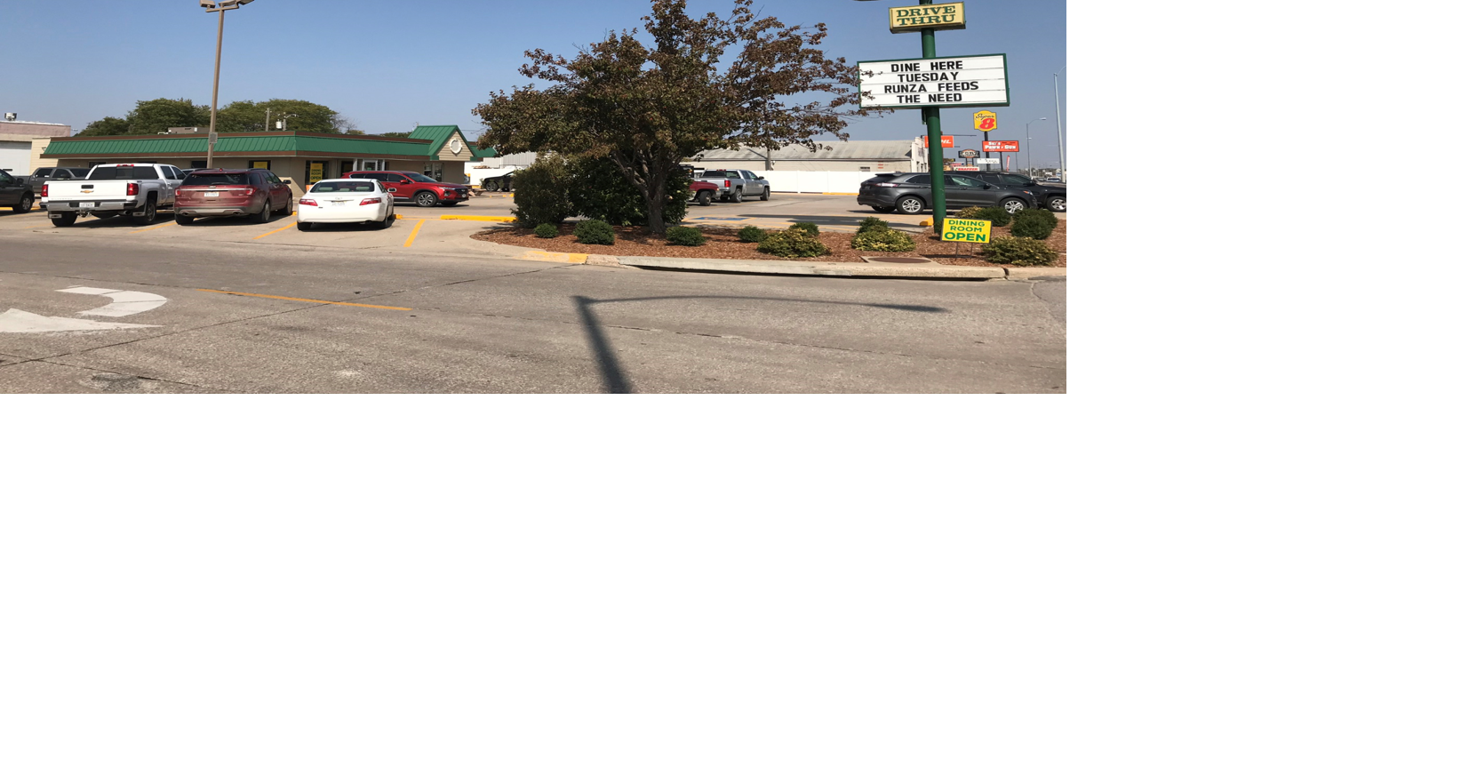 Columbus Runza holds Feed the Need