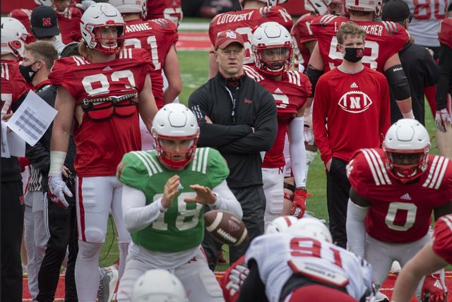 Photos: What a Husker football practice (with fans!) looks ...