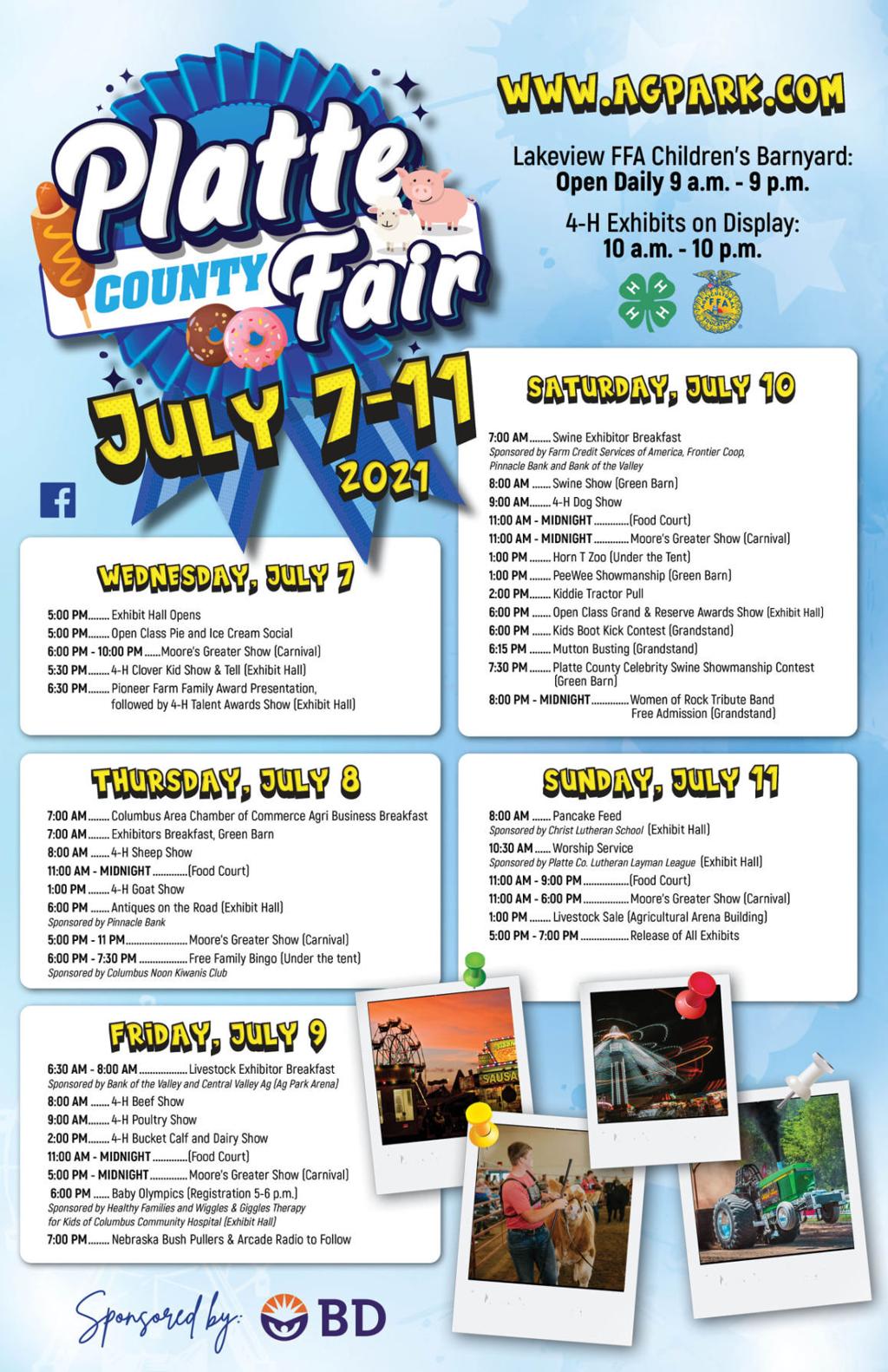 Platte County Fair Concert 2022 Ne