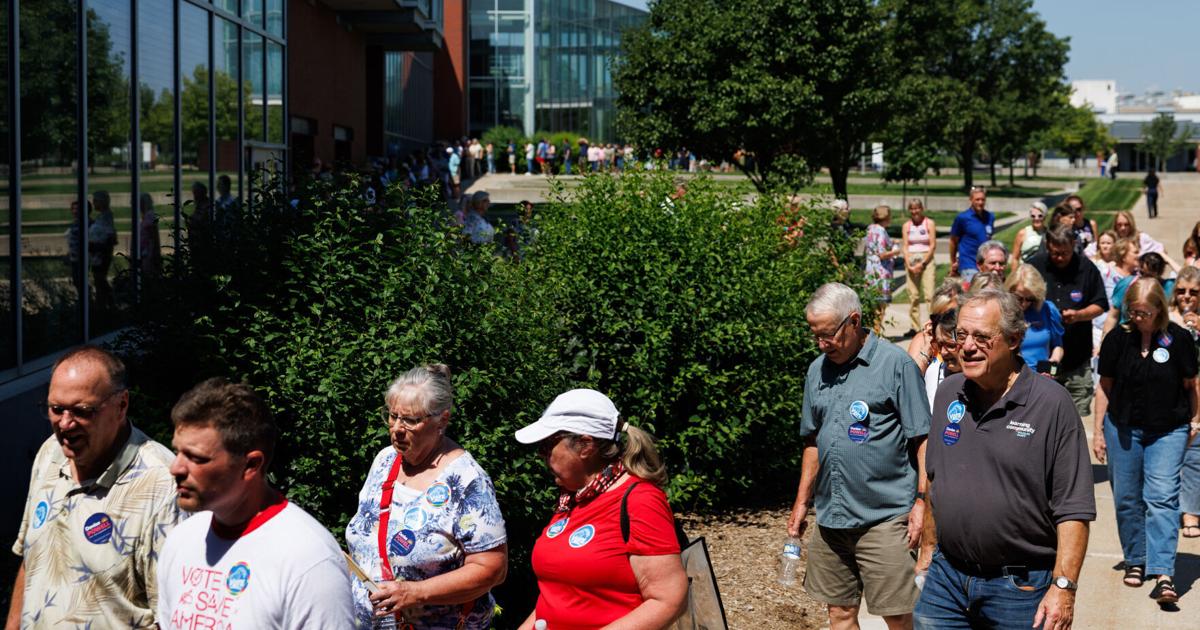Photos: Denise Powell holds campaign event with Pete Buttigieg Nikos Frazier World-Herald Photo/Video Editor Jul 14, 2026 Jul 14, 2026 Updated 55 mins ago