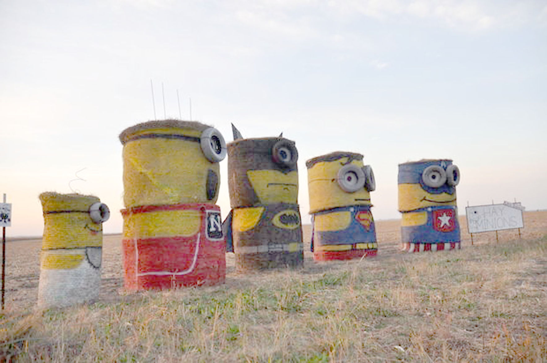 Minions make return appearance along highway