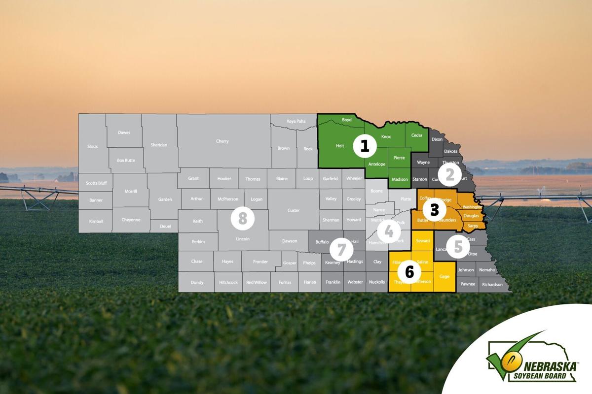 Nebraska Soybean Board Districts