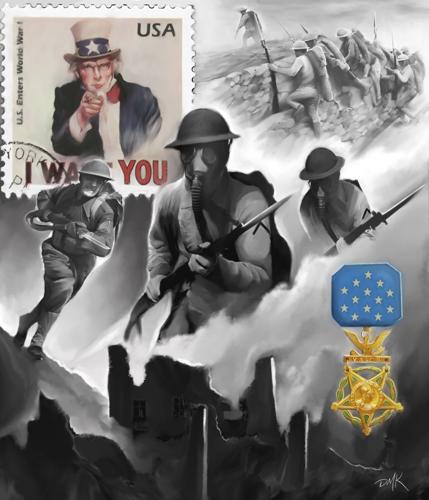 World War I poster by Dillon Krueger