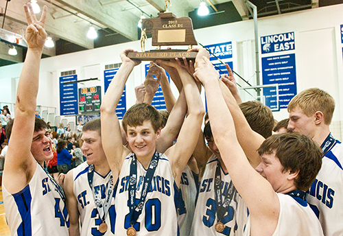 Humphrey St. Francis vs. High Plains at state Gallery High School