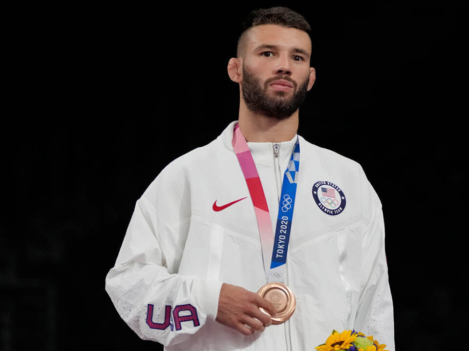 Omaha Skutt grad Thomas Gilman wins Olympic wrestling bronze medal