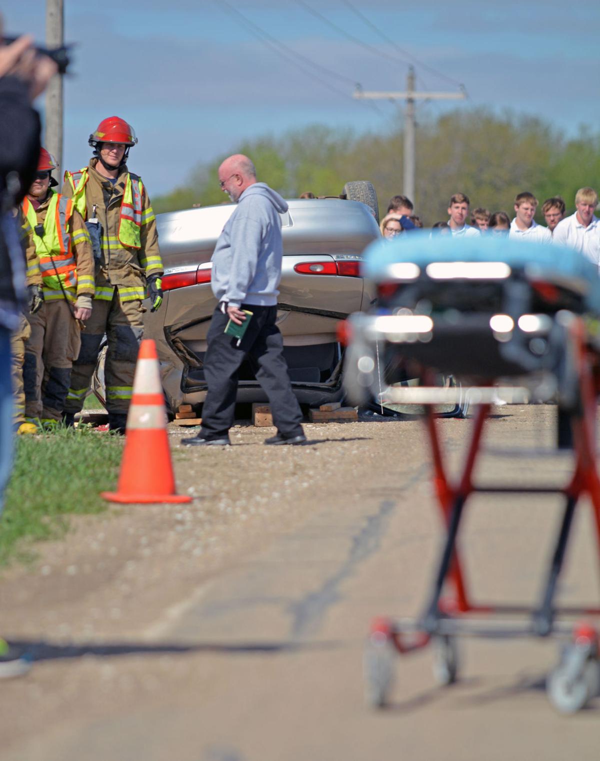 Mock accident all too real for Humphrey students Local