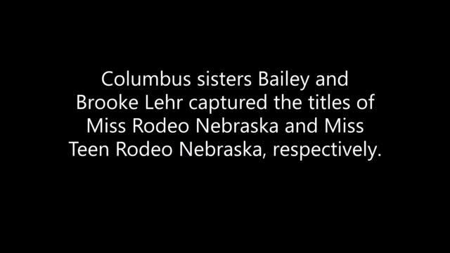 Lehr duo first ever sisters to capture titles at Miss Rodeo