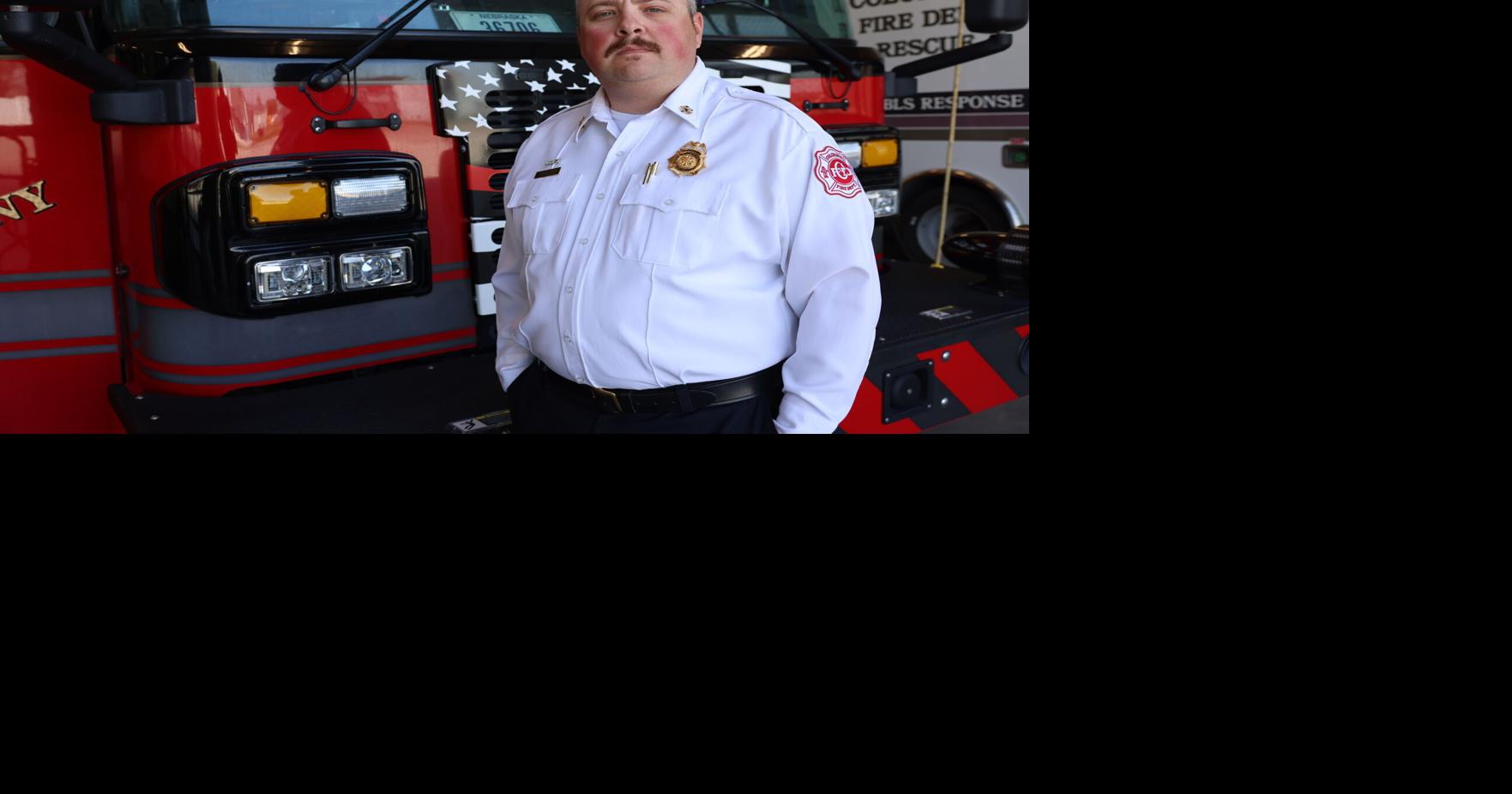 Columbus Fire Chief Ryan Gray's life both exciting and calm