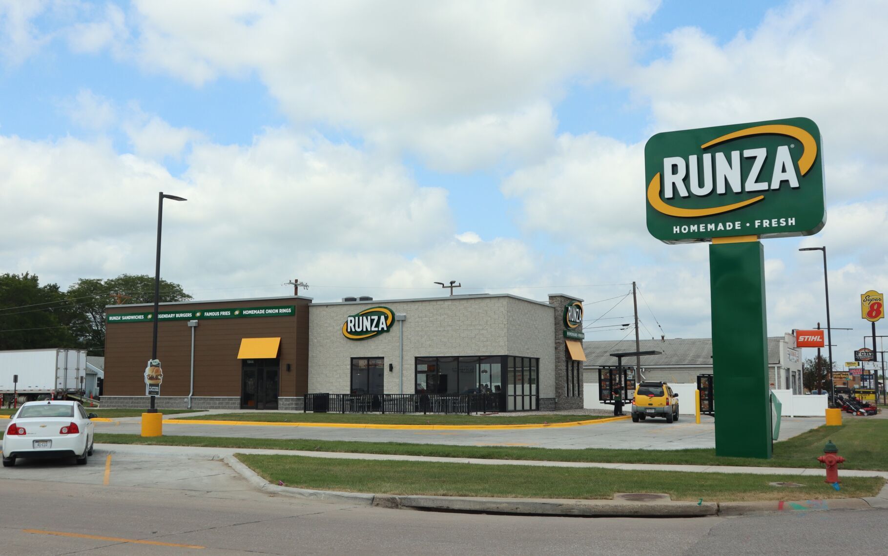 Runza reopens in new building