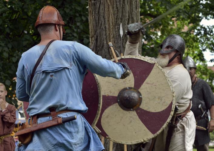 Viking warriors clash in Stromsburg