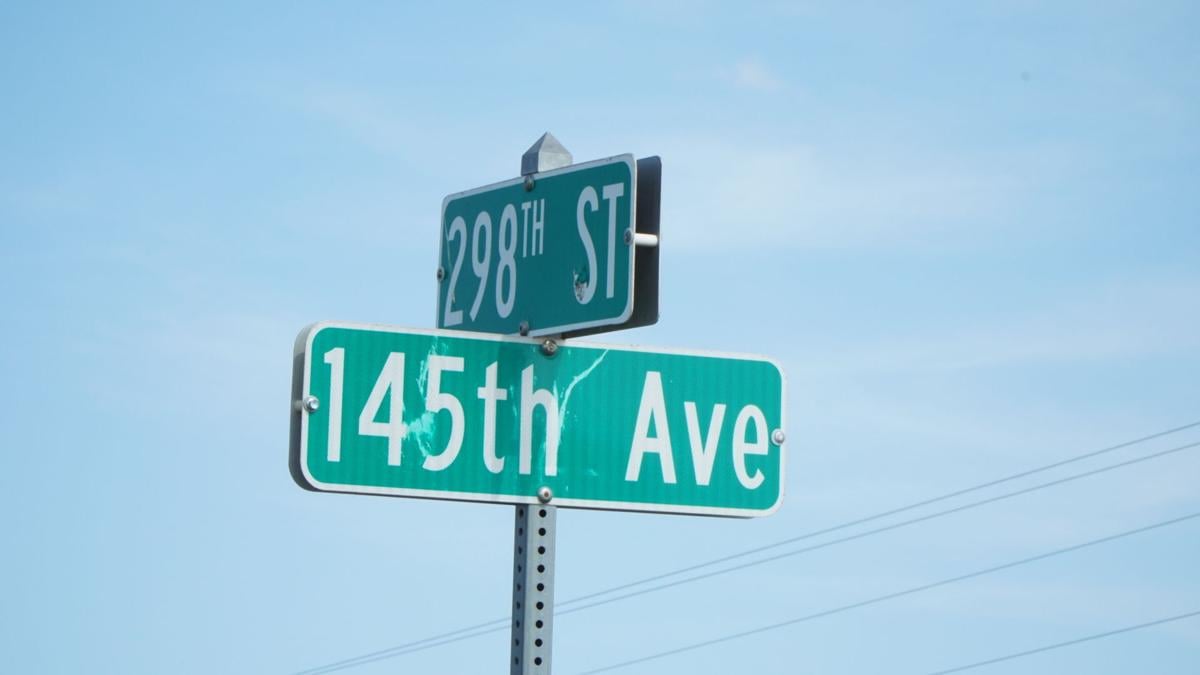298th Street and 145th Avenue signs