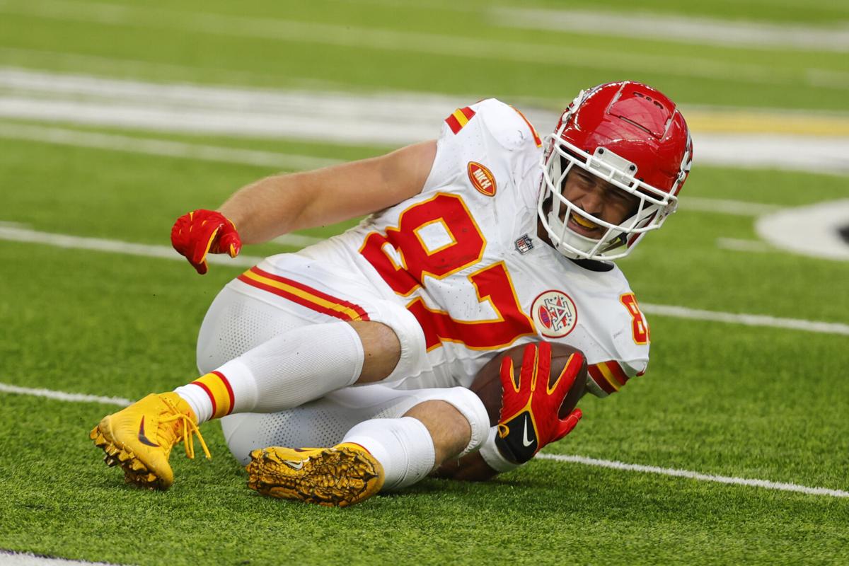 Donna Kelce's Super Bowl split jersey and custom shoes, enshrined into the  Pro Football Hall of Fame