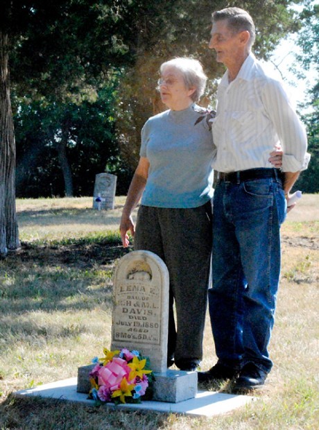 Six decades later baby Lena s tombstone is back home