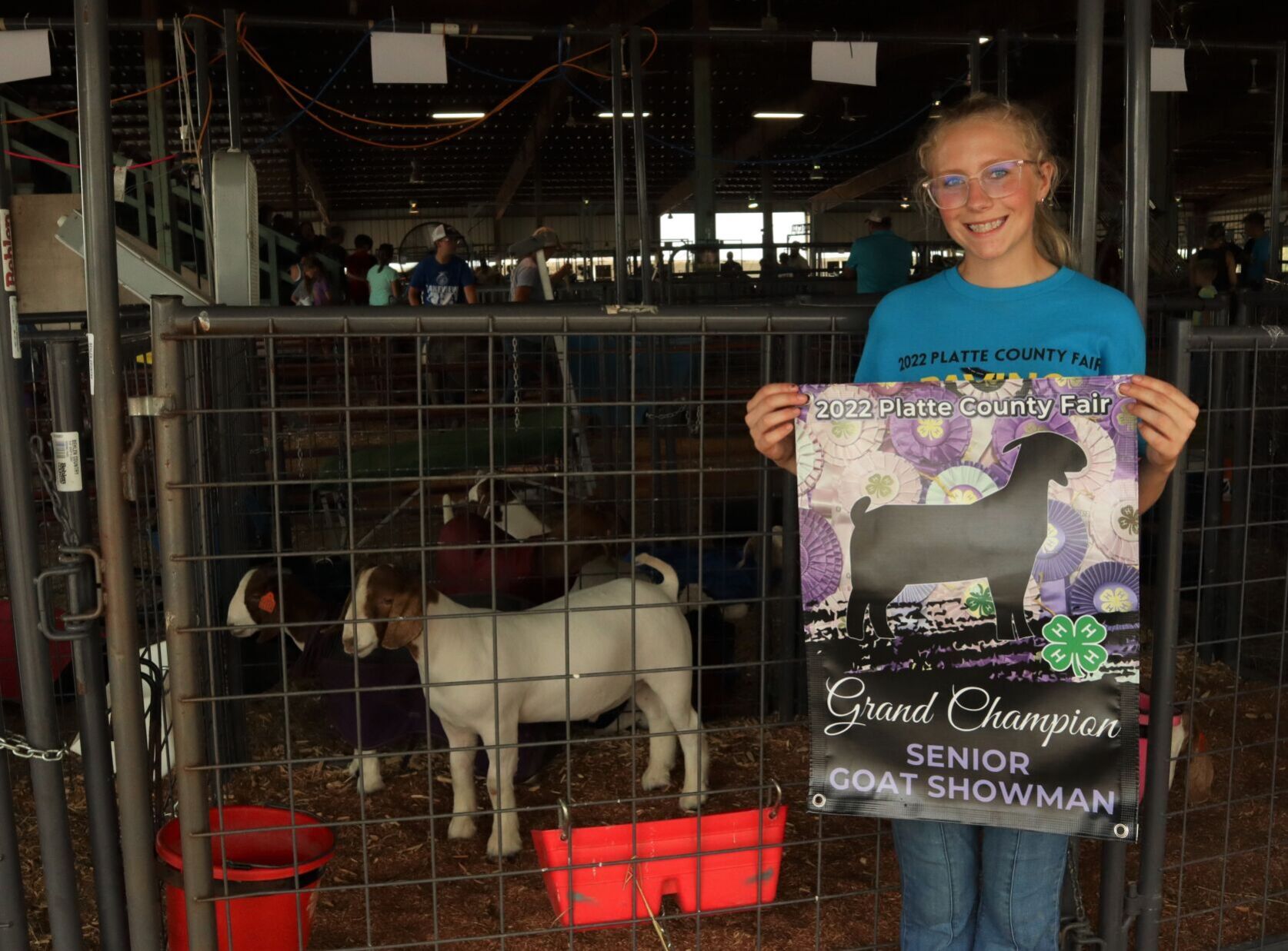 Goat show held at the Platte County Fair