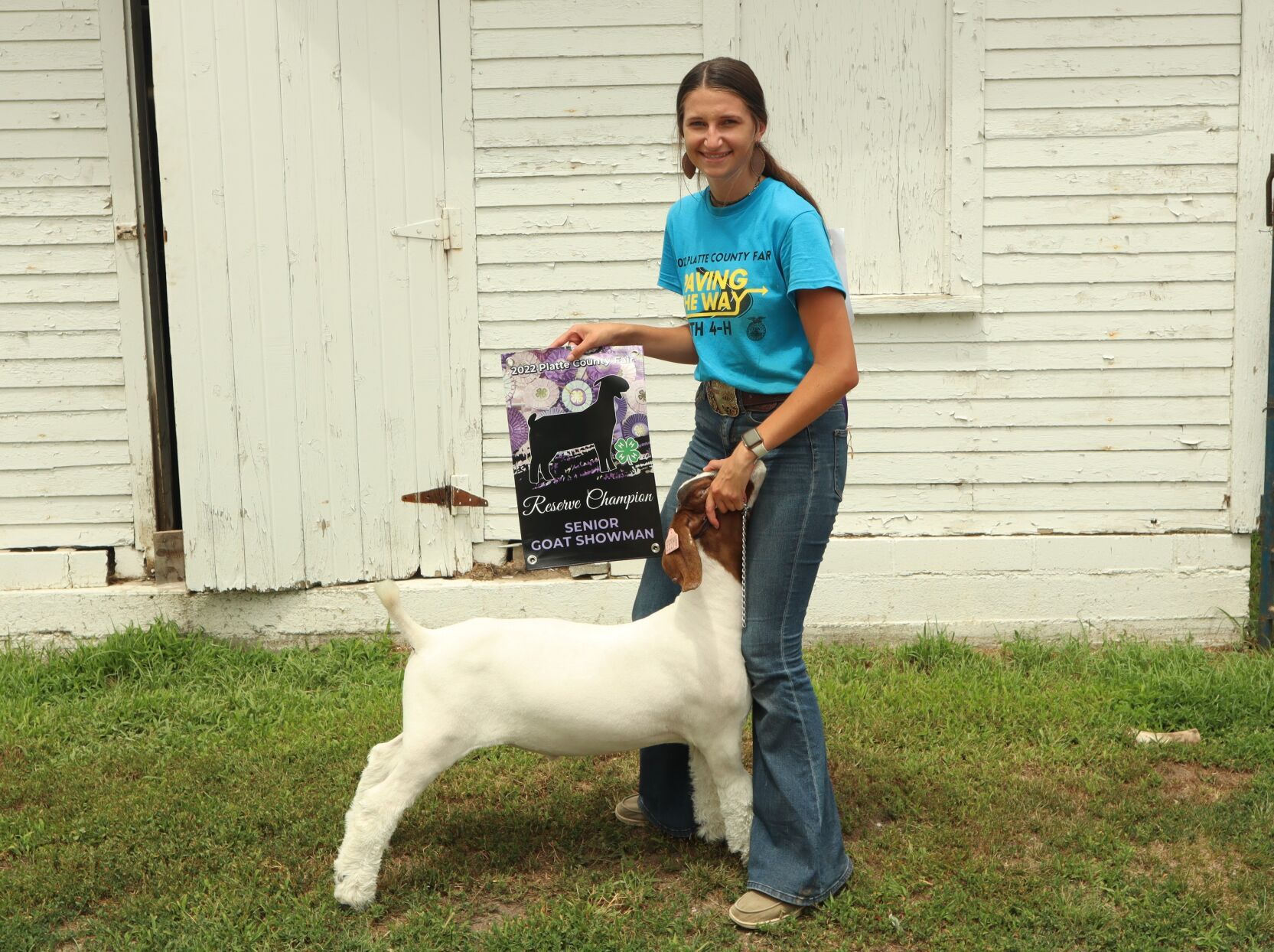 Goat show held at the Platte County Fair