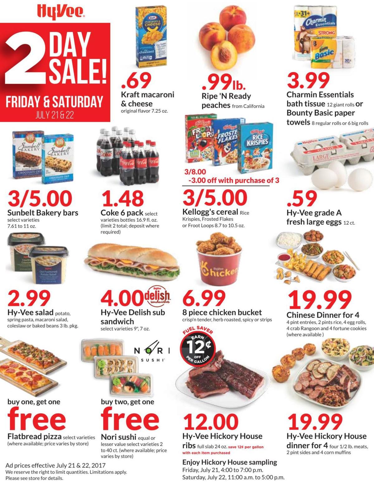 HyVee 2 Day Sale
