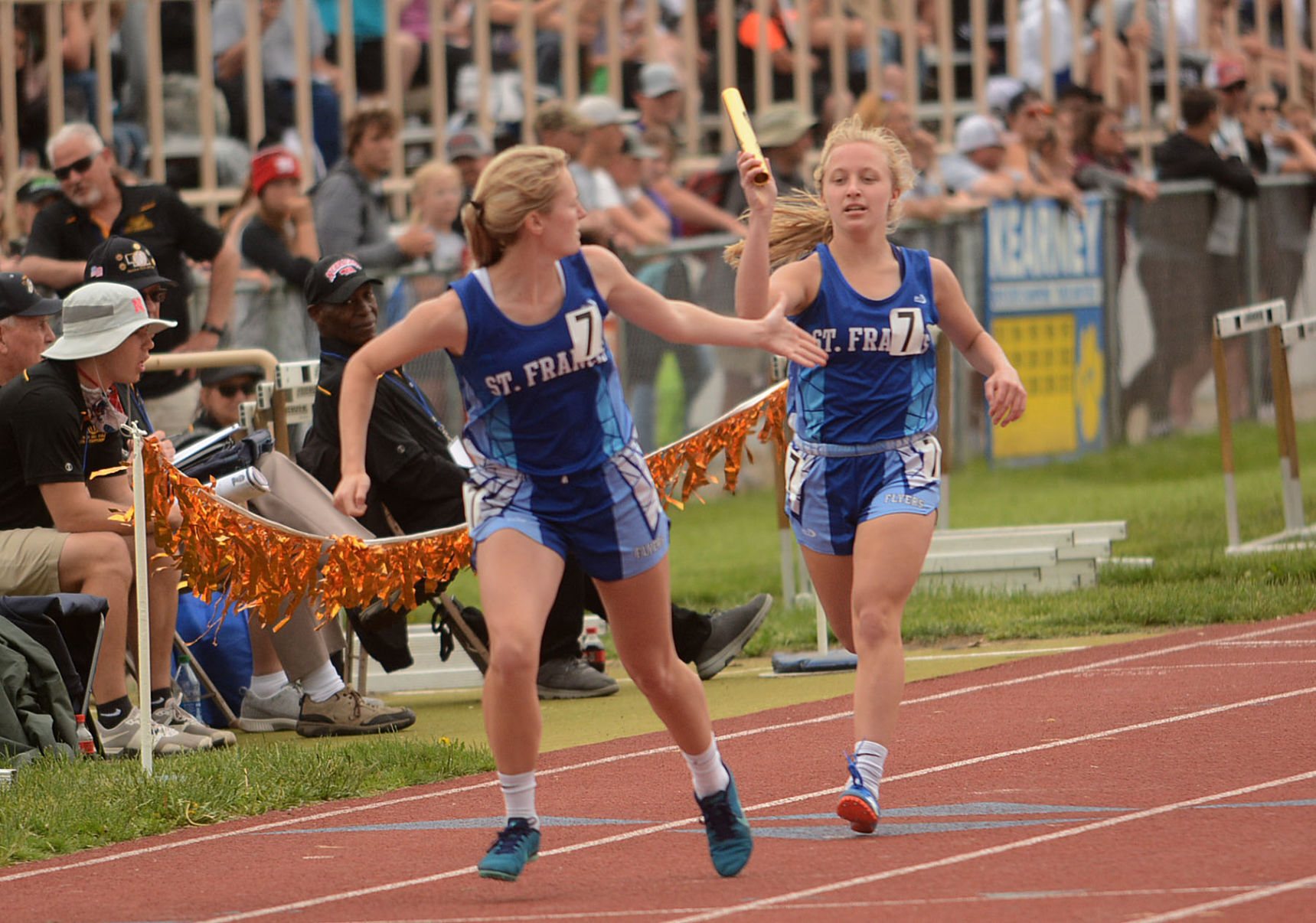 Flyer girls win seven gold team title at home meet