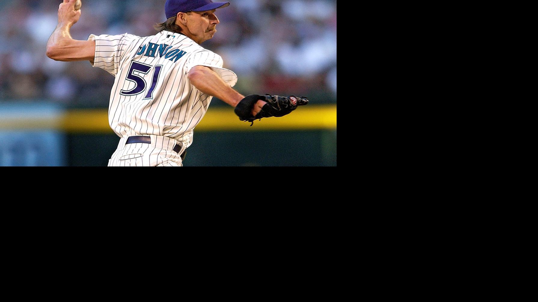 Today in sports history Randy Johnson 4th pitcher to record