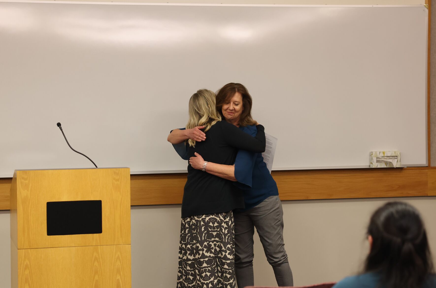 Janet Cech receiving 30 years certificate
