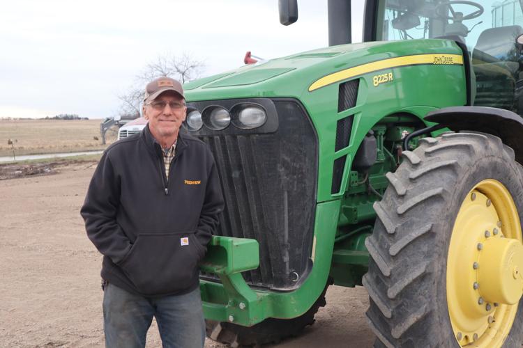 Greg Fiala and tractor