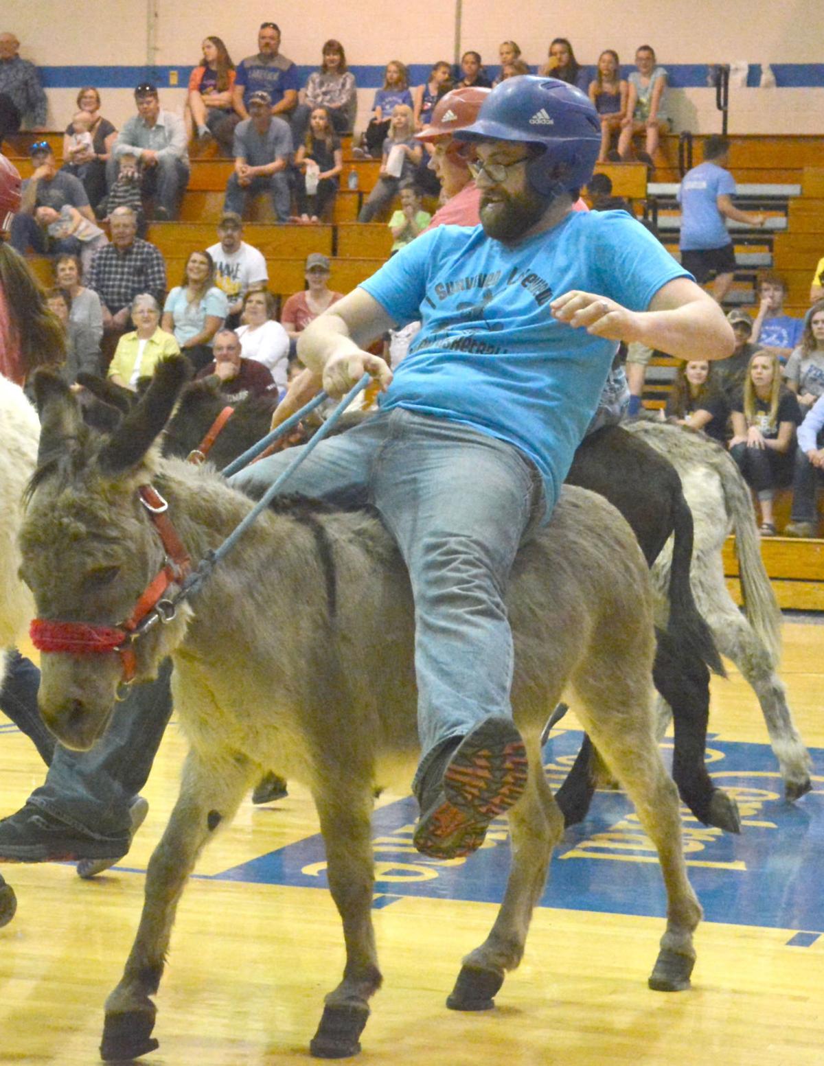 Players learn donkey ball is stubborn game Local