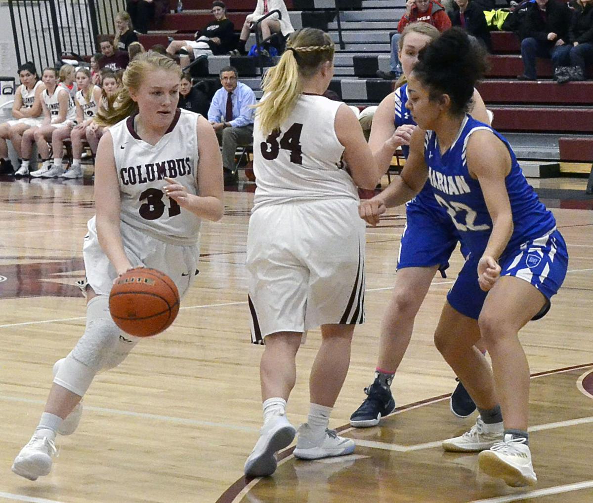 Girls Basketball Roundup Marian Blows Out Columbus High High