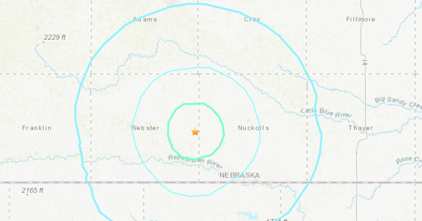 Earthquake felt in south-central Nebraska - Vimarsana News