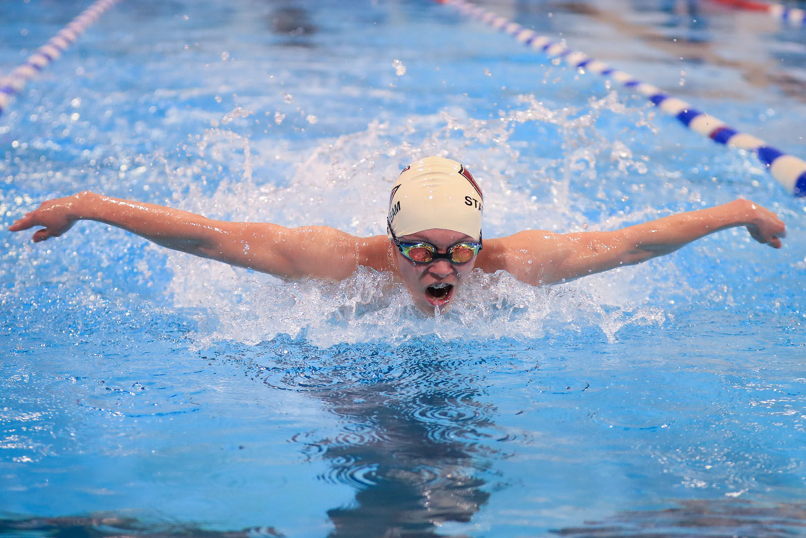 Discoverers swimming eyes rebound