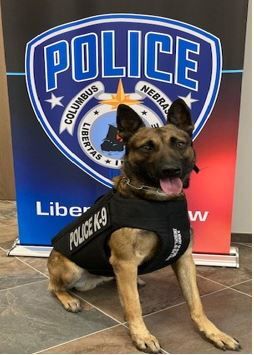 Columbus Police Department’s K9 receives donation of body armor