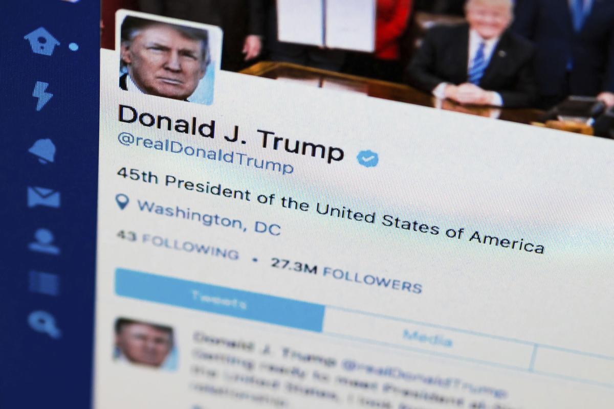 A look at what's on display at the Trump Twitter museum
