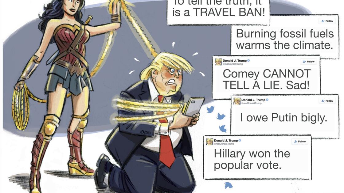 Wonder Woman Lassos Trump In R J Matson S Latest Political Cartoon Opinion Columbustelegram Com
