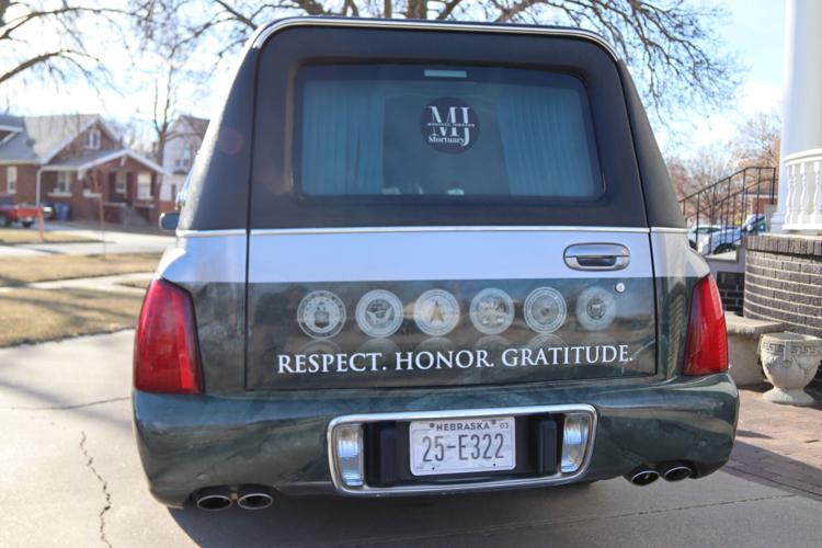 Back of hearse