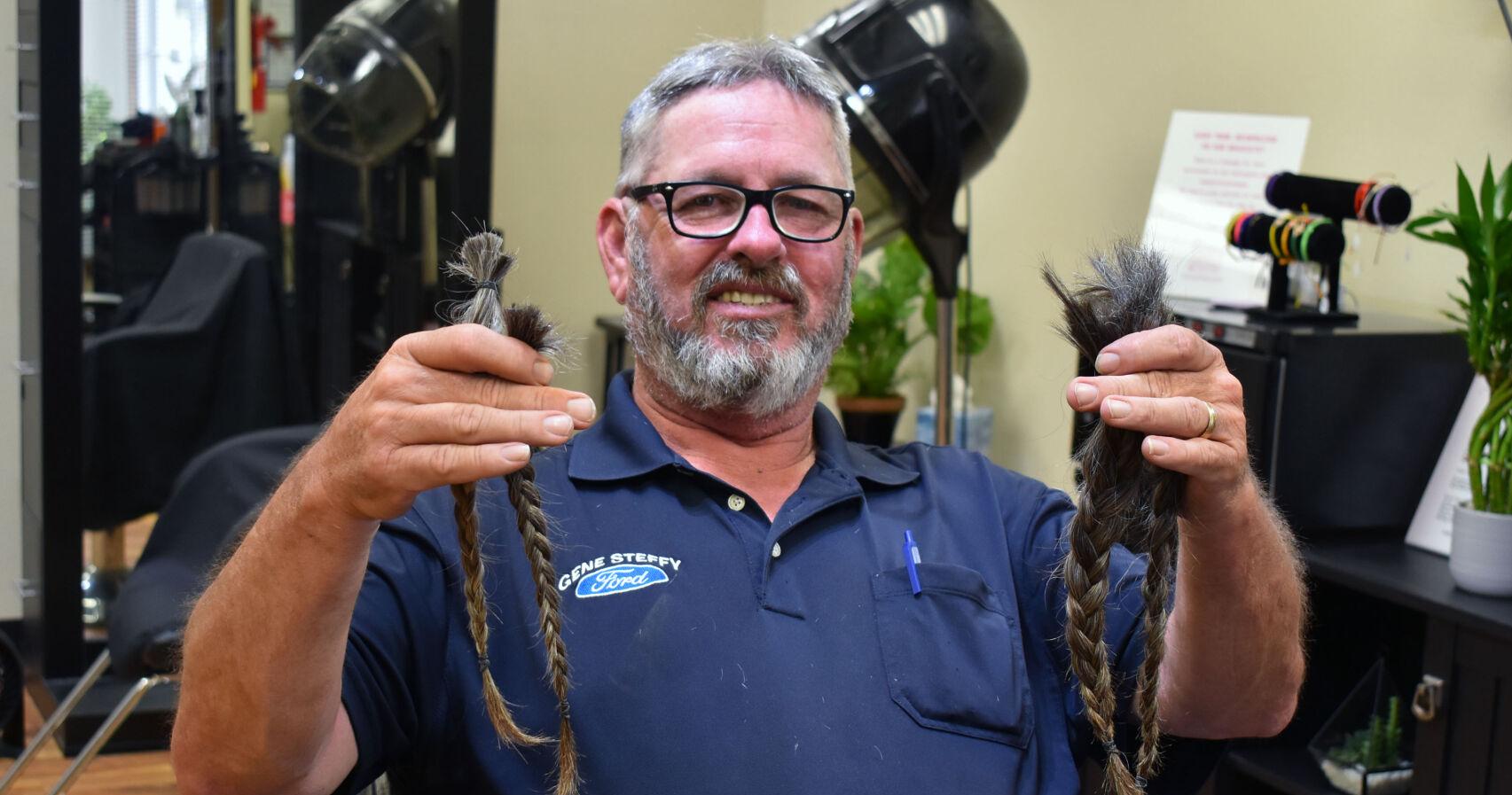 Ron Luellen donates 12 inches of hair to Wigs for Kids - Vimarsana News