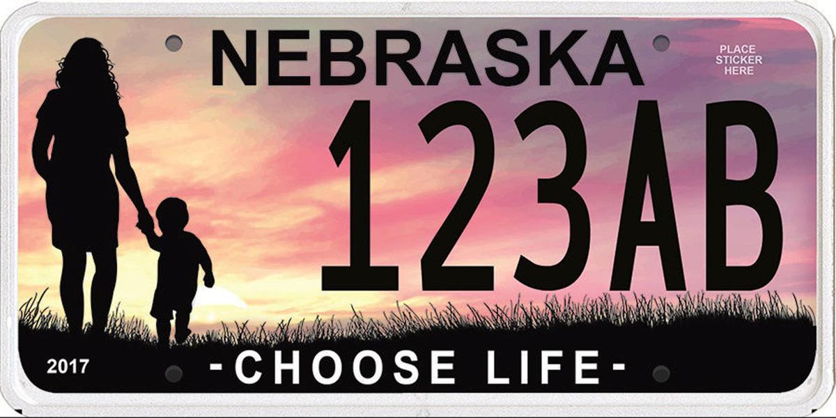 Nebraska unveils prolife license plates