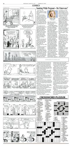 Crossword Puzzle, Advice/Comics for March 29, 2023 ...