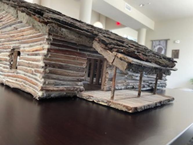Veterans Creates Cabin From Popsicle Sticks | Local News |  Commercial-News.com