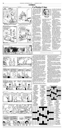 Crossword Puzzle Advice/Comics for September 20 2023 Community