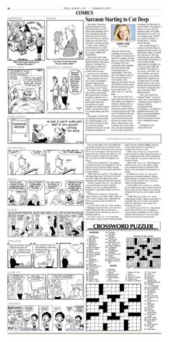 Crossword Puzzle, Advice/Comics for March 3, 2023 | Community ...