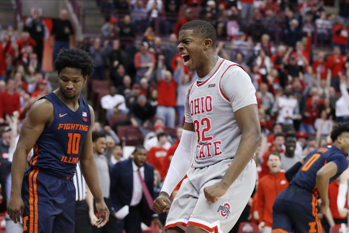 E J Liddell Leads Buckeyes Past Fighting Illini Sports