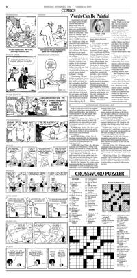 crossword puzzle advice comics for sept 23 2020 community commercial news com