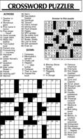 Crossword Puzzle, Advice/Comics for July 1, 2022