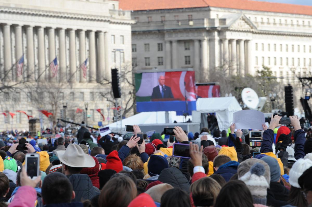 Mike Pence speaks at March for Life