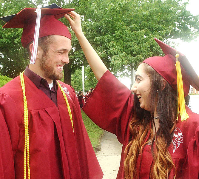 Danville High students celebrate graduation