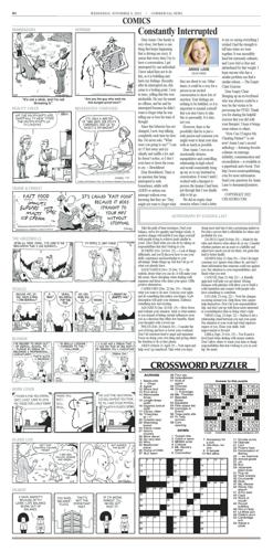 Crossword Puzzle, Advice/Comics for Nov. 9, 2022 | Community ...