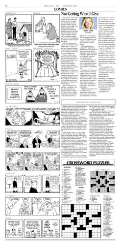 Crossword Puzzle, Advice/Comics for July 1, 2022 | Community ...