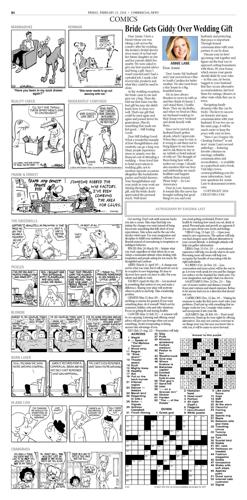 Crossword Puzzle Advice/Comics for February 23 2024 Community